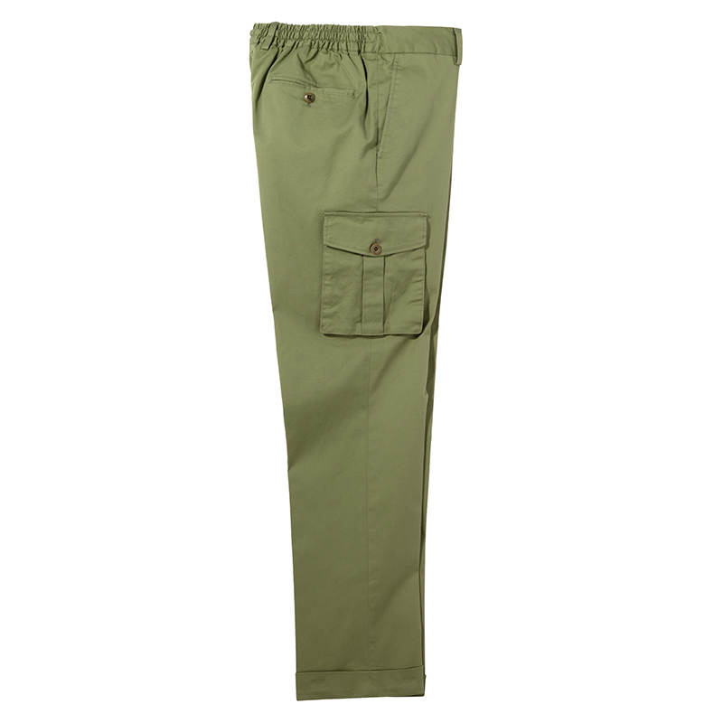 【精品便裤】贴袋休闲小脚长裤