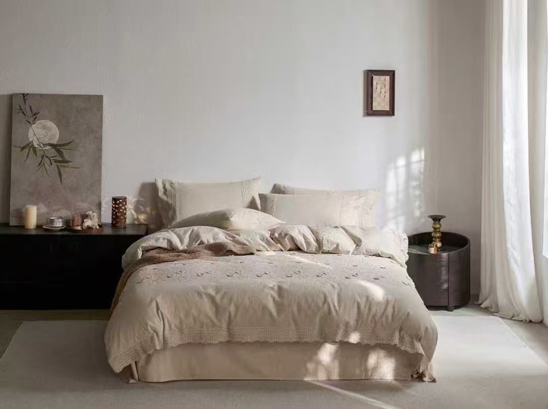 【范范正采】棉麻新品 法式田园风卧室床品 四季通用 蝶舞